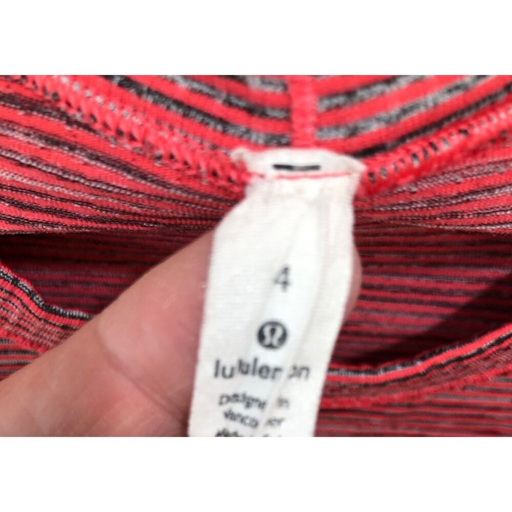 Lululemon Swiftly Tech Crew Top Long Sleeve Womens 4 Pink Red Athleisure Workout - Picture 4 of 9